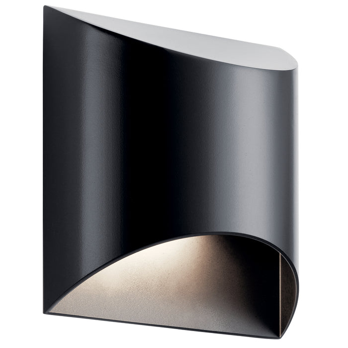 Kichler LED Outdoor Wall Mount In Metal Cylinder Shade