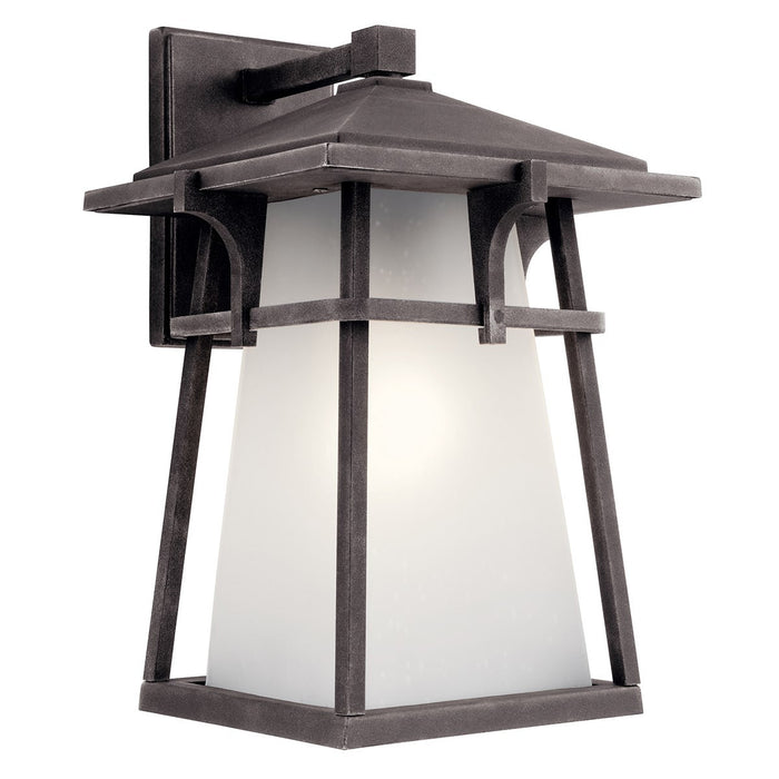 Kichler One Light LED Outdoor Wall Mount In Black Finish