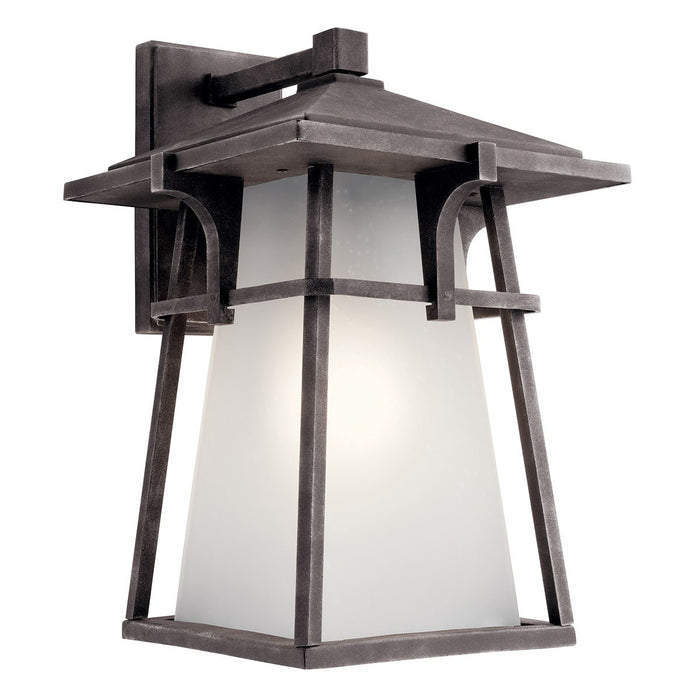 Kichler One Light LED Outdoor Wall Mount In Black Finish