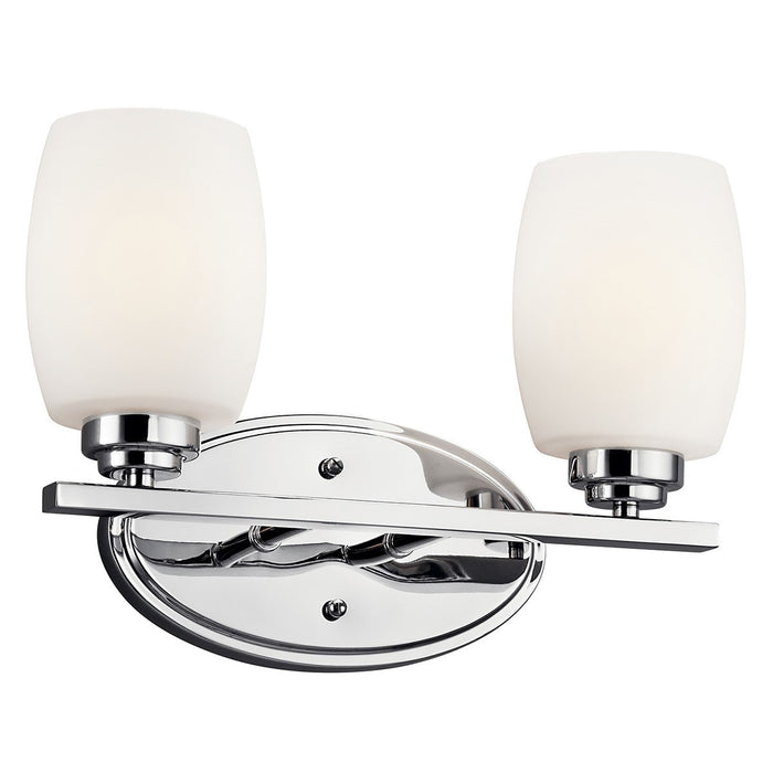 Kichler 14.25 Inch Two Light LED Bathroom Vanity Lighting