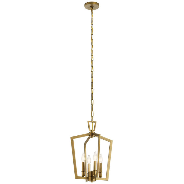 Kichler Four Light Open Cage Style Pendant