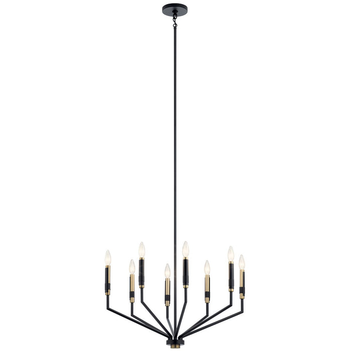 Kichler 26 Inch Eight Light Round Shaped Chandelier