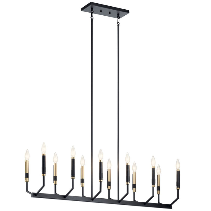 Kichler 42.75 Inch 12 Light Linear Chandelier