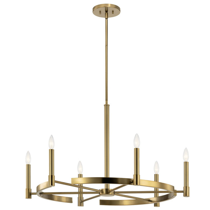 Kichler 20 Inch Six Light Chandelier