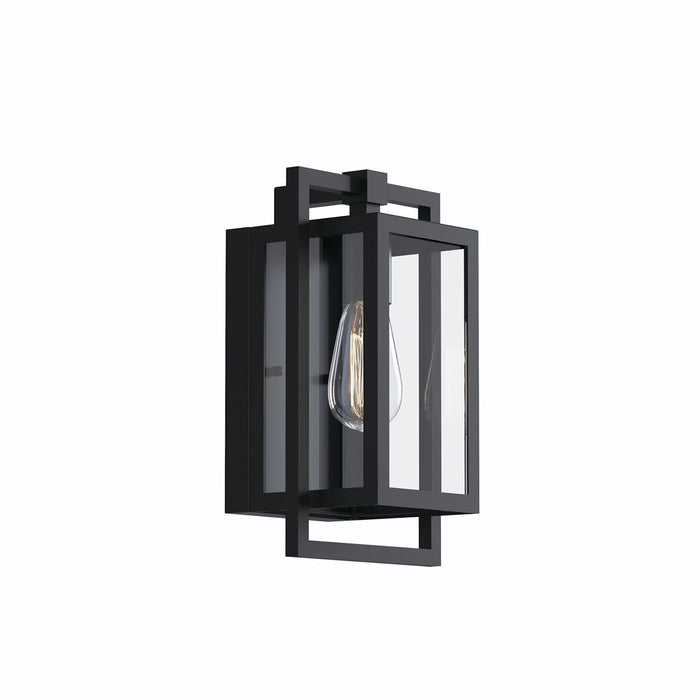 Kichler 11.75 Inch One Light Outdoor Wall Mount In Black Finish