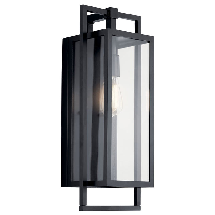 Kichler 20.25 Inch One Light Outdoor Wall Mount In Black Finish