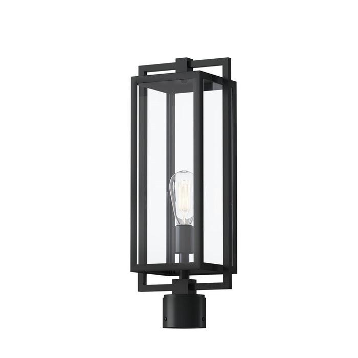 Kichler 21 Inch One Light Outdoor Post Mount In Black Finish