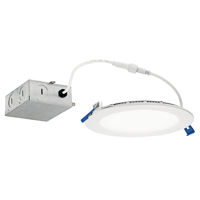 Kichler 8 Inch One Light LED Slim Downlight In White Finish