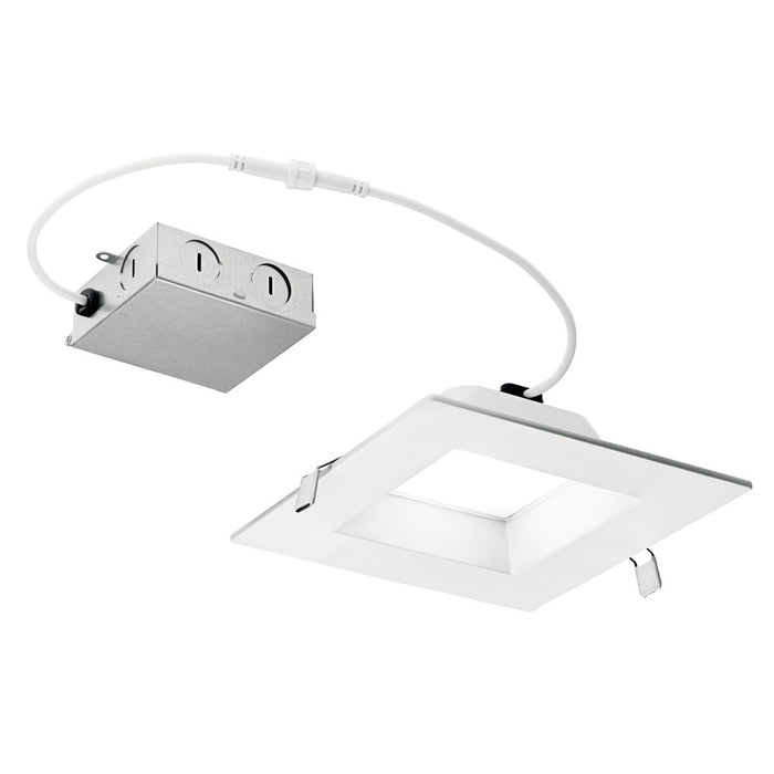 Kichler 8 Inch 24 Light LED Square Recessed Downlight In White Finish