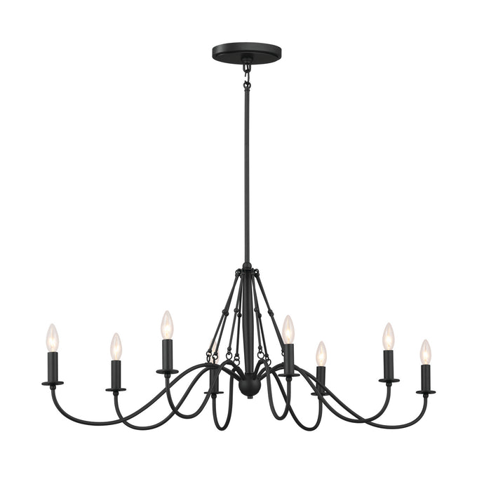 Kichler 18 Inch Eight Light Chandelier