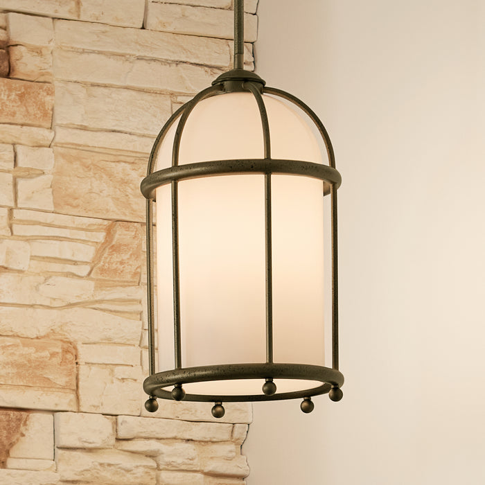 Kichler 18 Inch One Light Pendant with Opal Glass