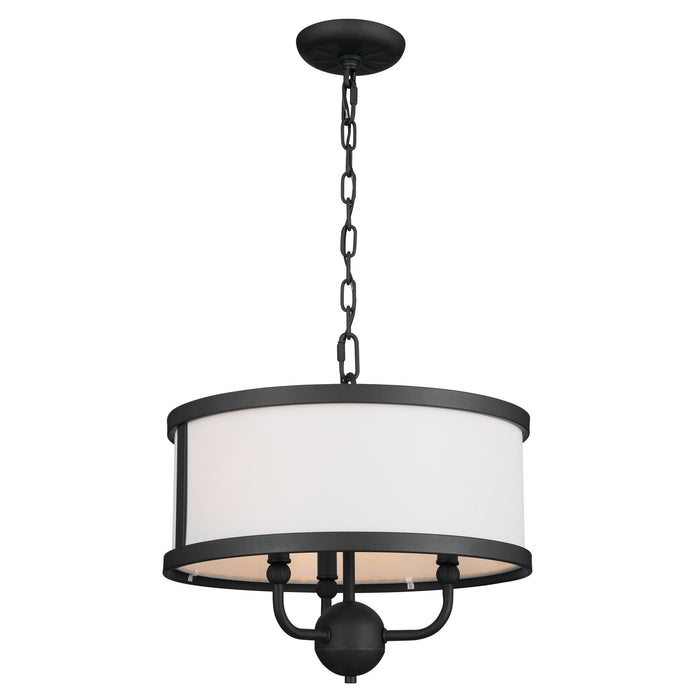 Kichler 13.5 Inch Three Light Chandelier To Semi Flush Mount Convertible