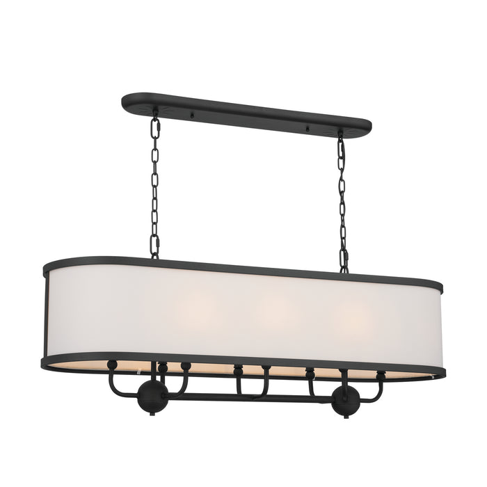 Kichler 16 Inch Eight Light Linear Chandelier