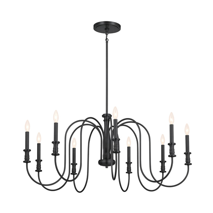 Kichler 19.25 Inch Nine Light Chandelier