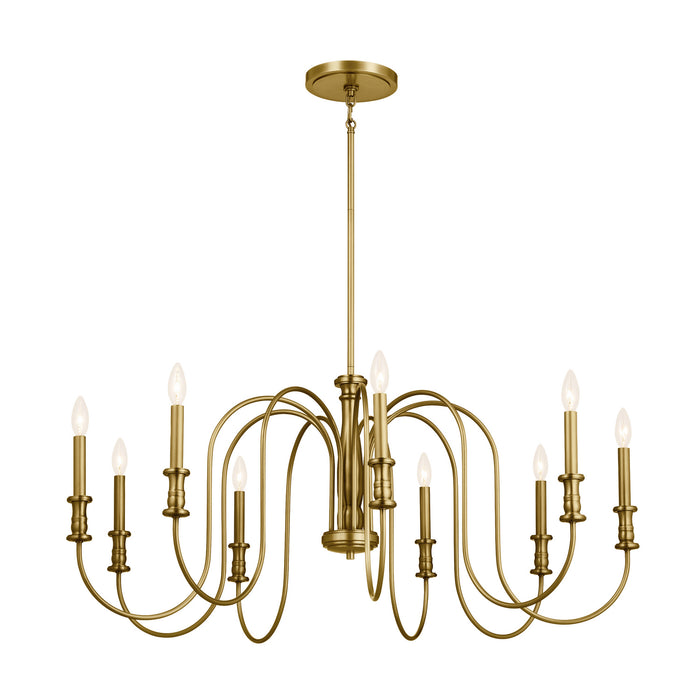 Kichler 19.25 Inch Nine Light Chandelier