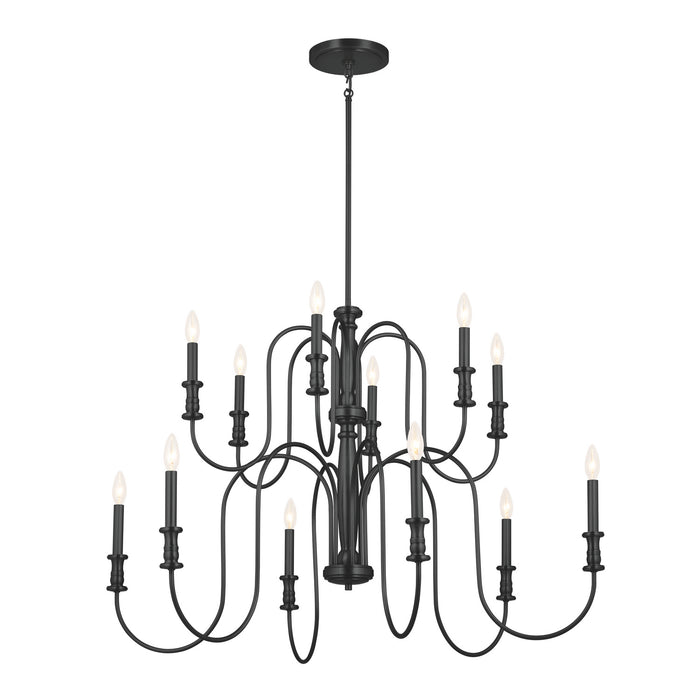 Kichler 29.75 Inch 12 Light Chandelier