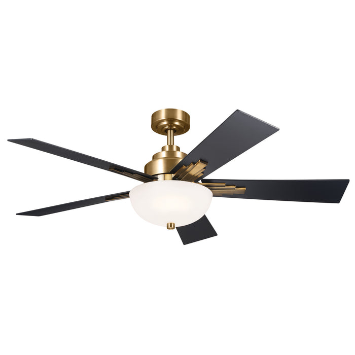 Kichler 52 Inch Ceiling Fan with Dimmable 3000K LED light