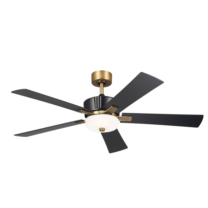 Kichler 56 Inch Ceiling Fan with Steel body and Plywood Blades