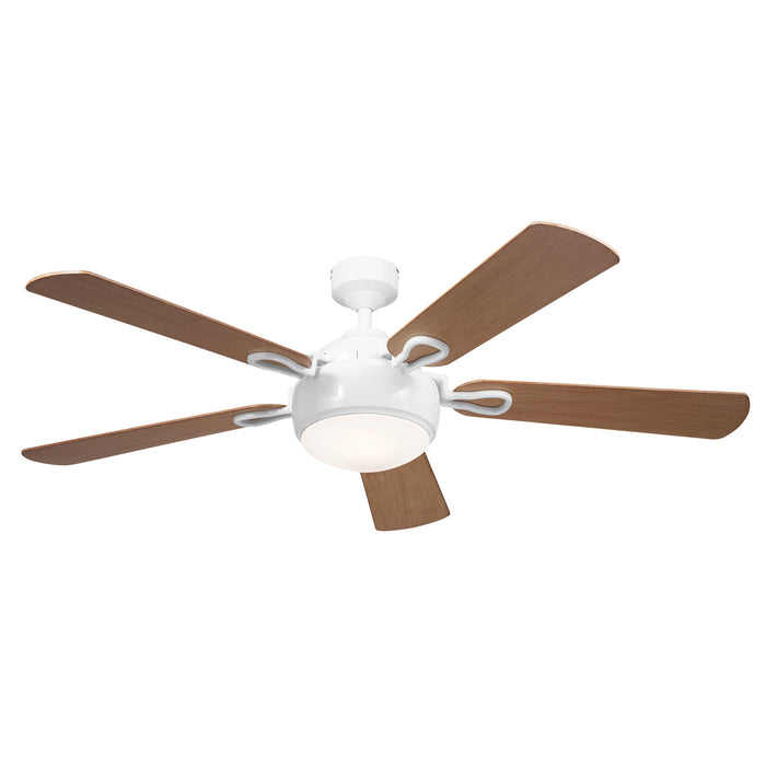 Kichler 60 Inch Ceiling Fan with Steel body and Plywood Blades