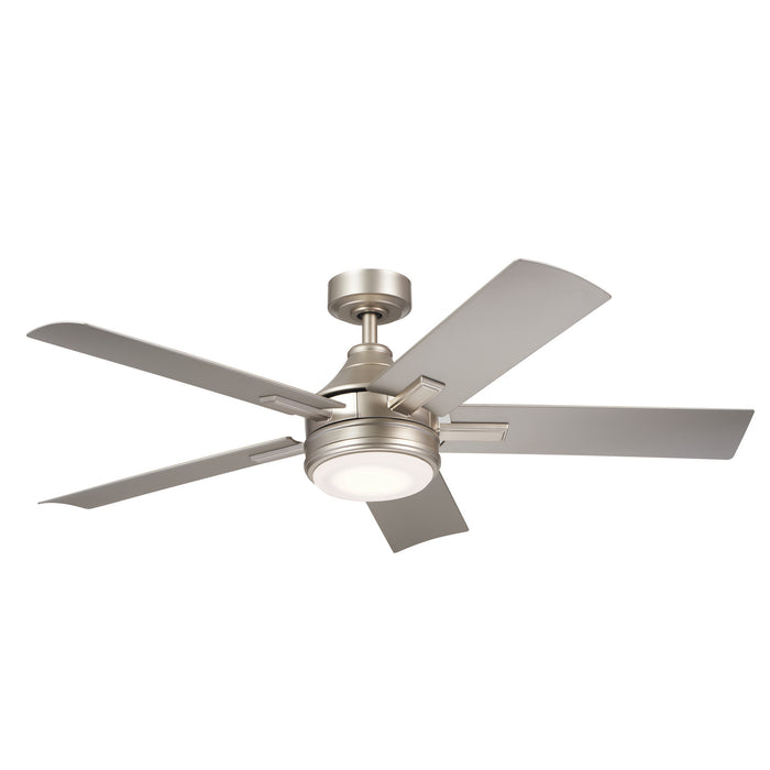 Kichler 52 Inch Ceiling Fan with Steel Body and Lightweight ABS Blades