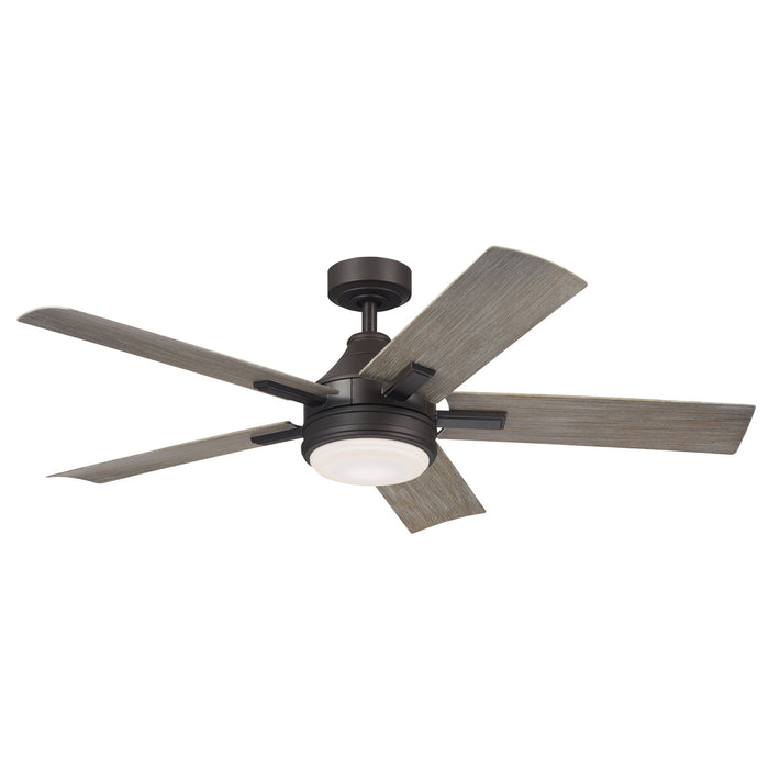 Kichler 52 Inch Ceiling Fan with Steel Body and Lightweight ABS Blades