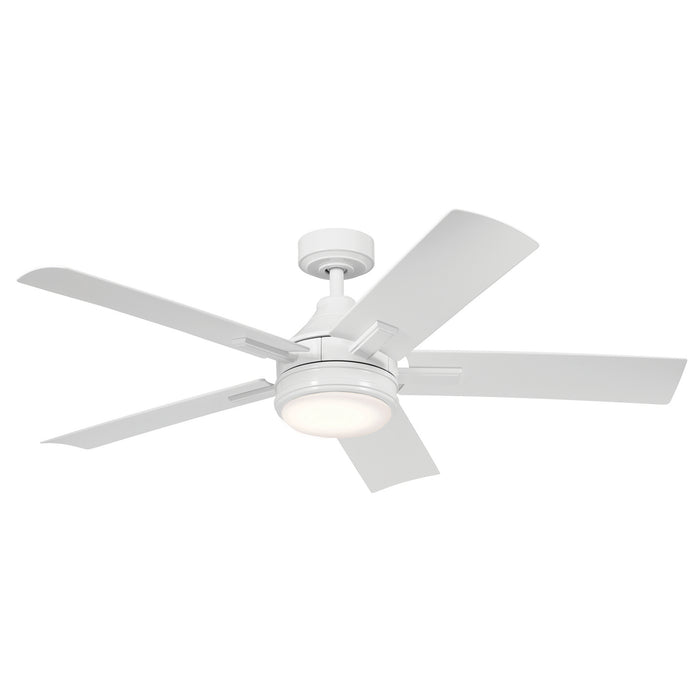 Kichler 52 Inch Ceiling Fan with Steel Body and Lightweight ABS Blades