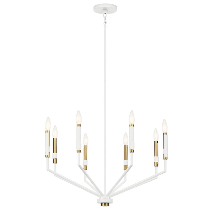 Kichler 26 Inch Eight Light Round Shaped Chandelier