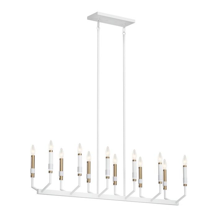 Kichler 42.75 Inch 12 Light Linear Chandelier