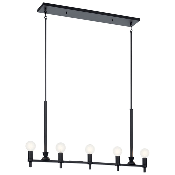 Kichler 21.25 Inch Five Light Linear Chandelier