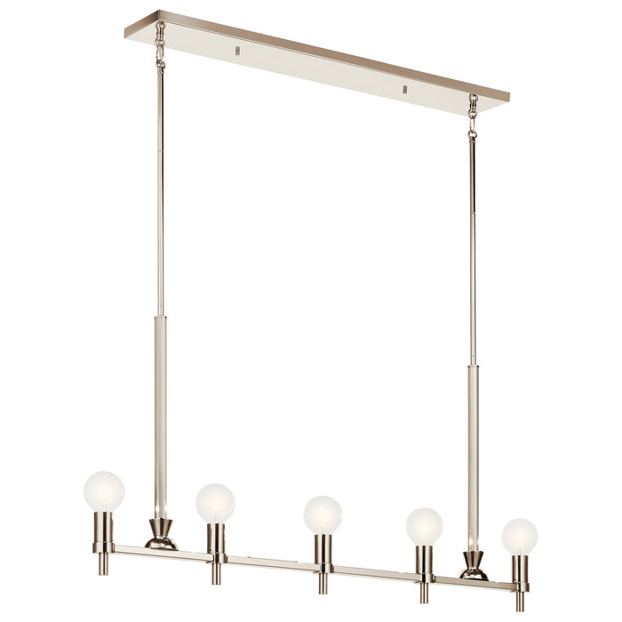 Kichler 21.25 Inch Five Light Linear Chandelier