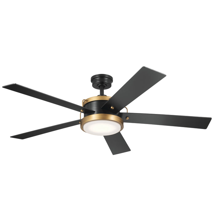 Kichler 56 Inch Ceiling Fan with 8 Inch Integrated, Dimmable 3000K LED Light