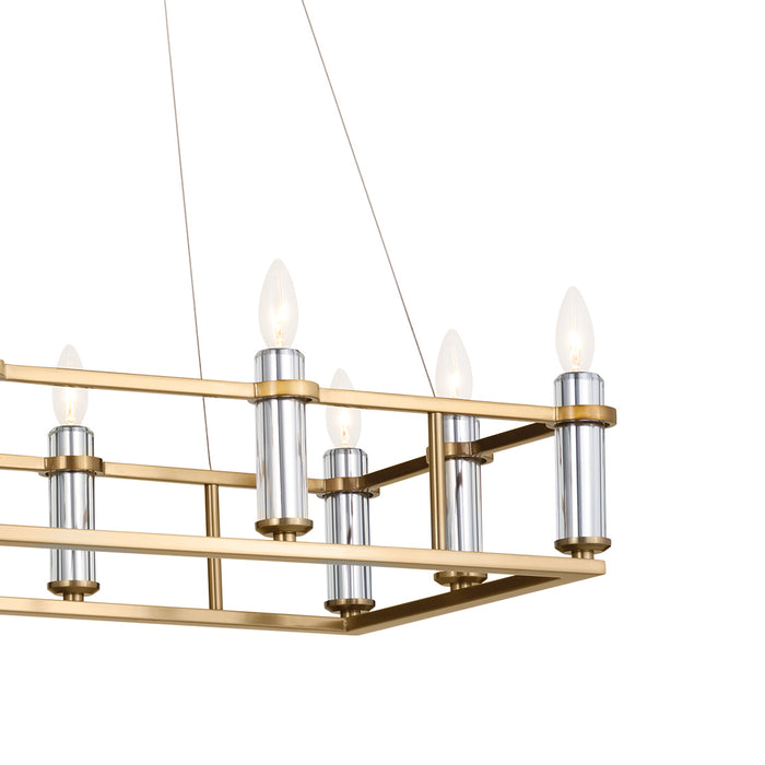 Kichler 17 Inch 12 Light Linear Chandelier