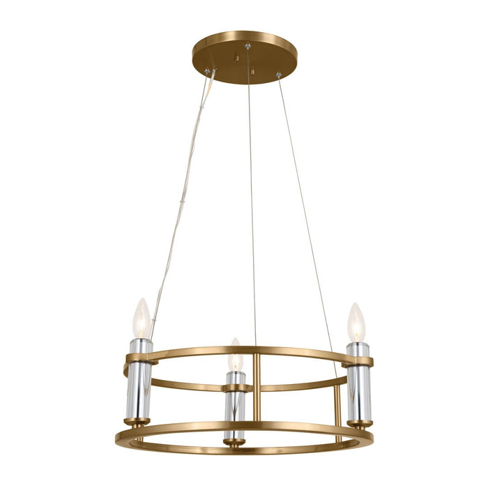 Kichler 19.5 Inch Three Light Mini Chandelier