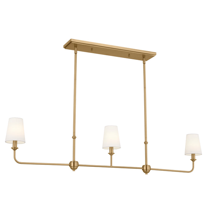 Kichler 4.5 Inch Three Light Linear Chandelier