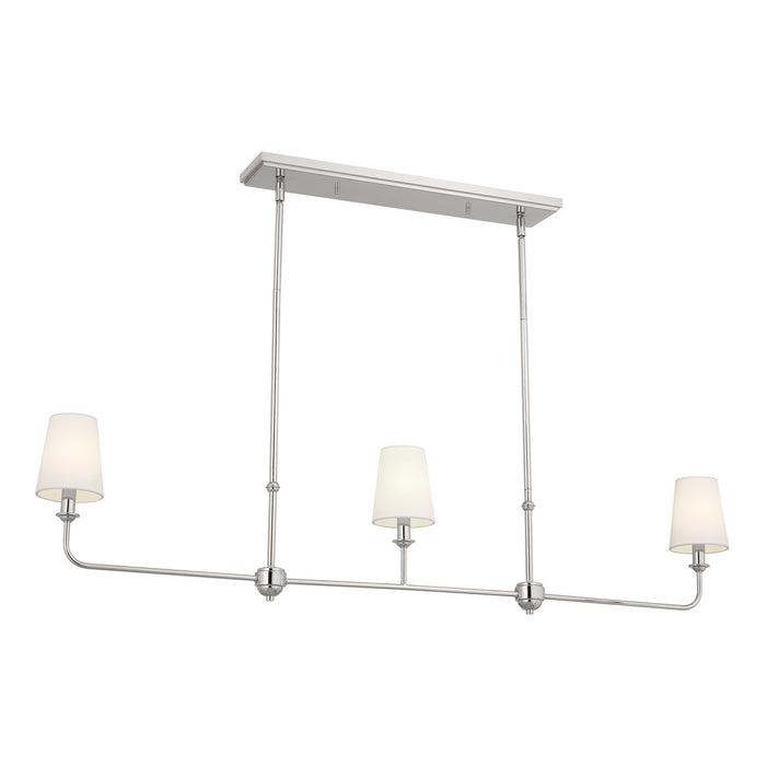 Kichler 4.5 Inch Three Light Linear Chandelier