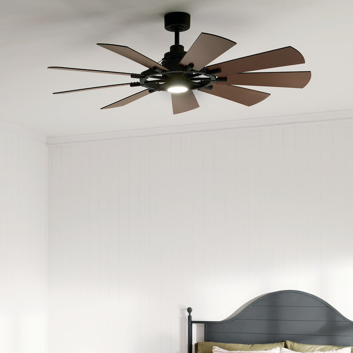 Kichler 60 Inch Ceiling Fan with Dimmable 3000K LED light