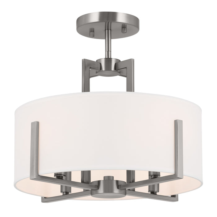 Kichler 15.5 Inch Four Light Semi Flush Mount