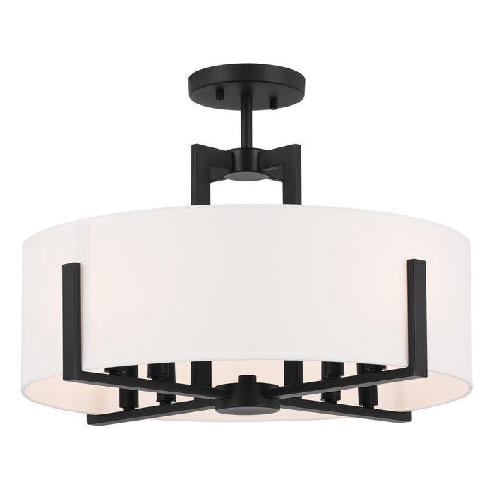 Kichler 20 Inch Eight Light Semi Flush Mount