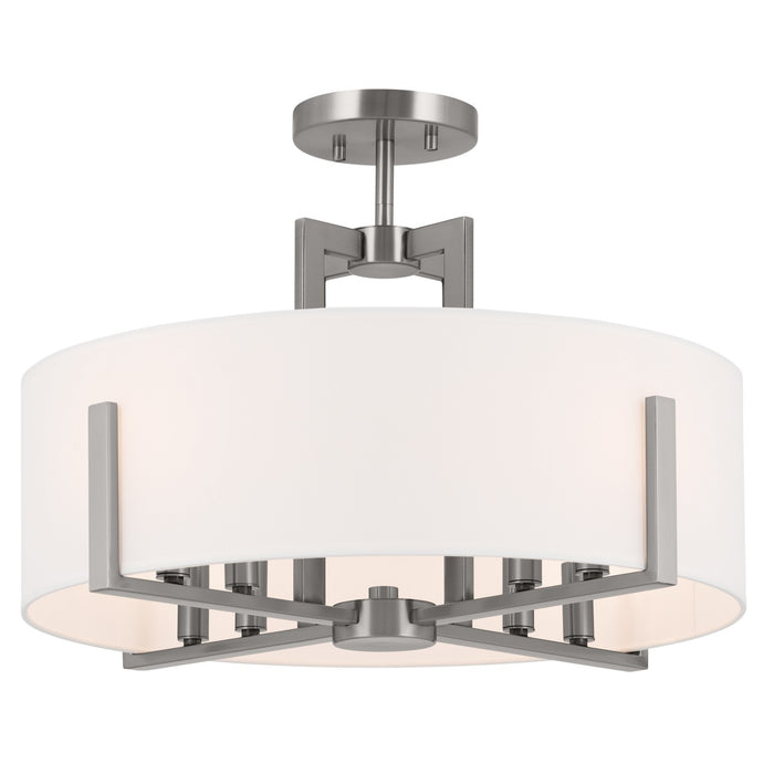 Kichler 20 Inch Eight Light Semi Flush Mount