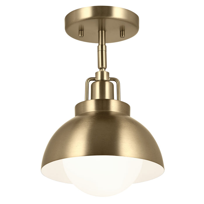 Kichler 8 Inch One Light Semi Flush Mount