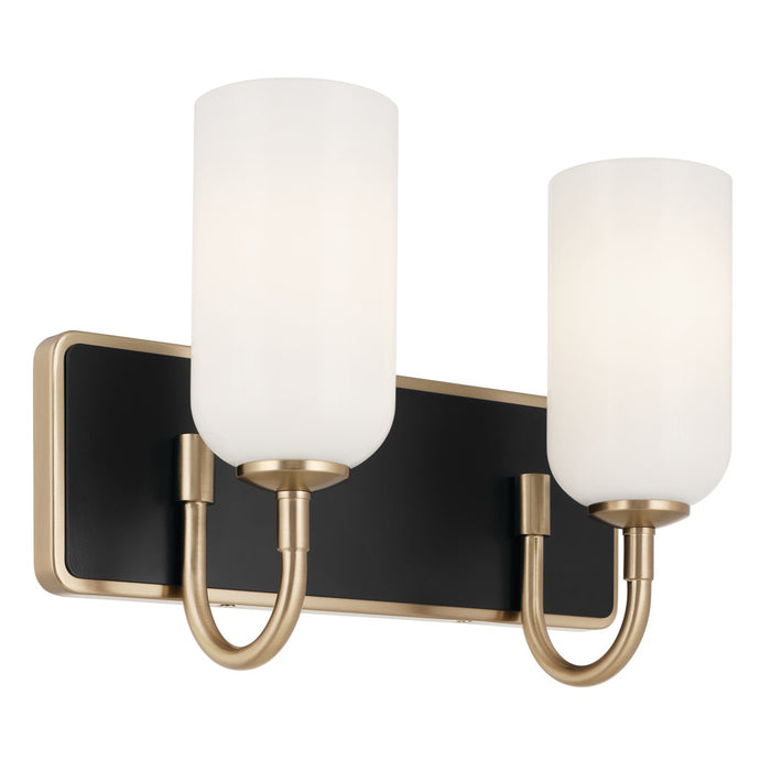 Kichler 14.25 Inch 2 Light Bathroom Vanity Lighting