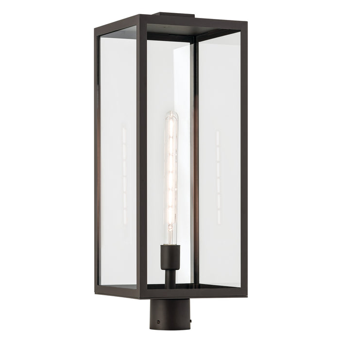 Kichler 25.5 Inch One Light Outdoor Post Mount with Clear Glass