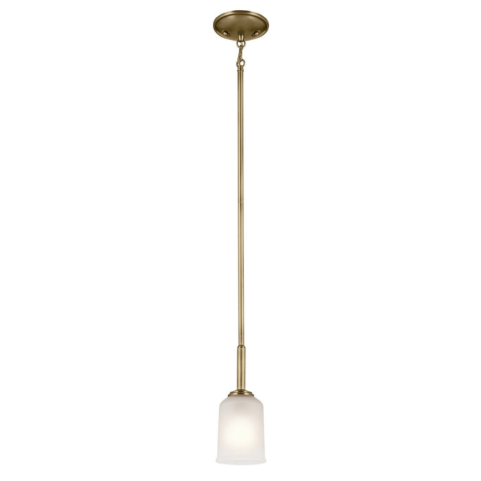 Kichler One Light Mini Pendant with Removable Glass