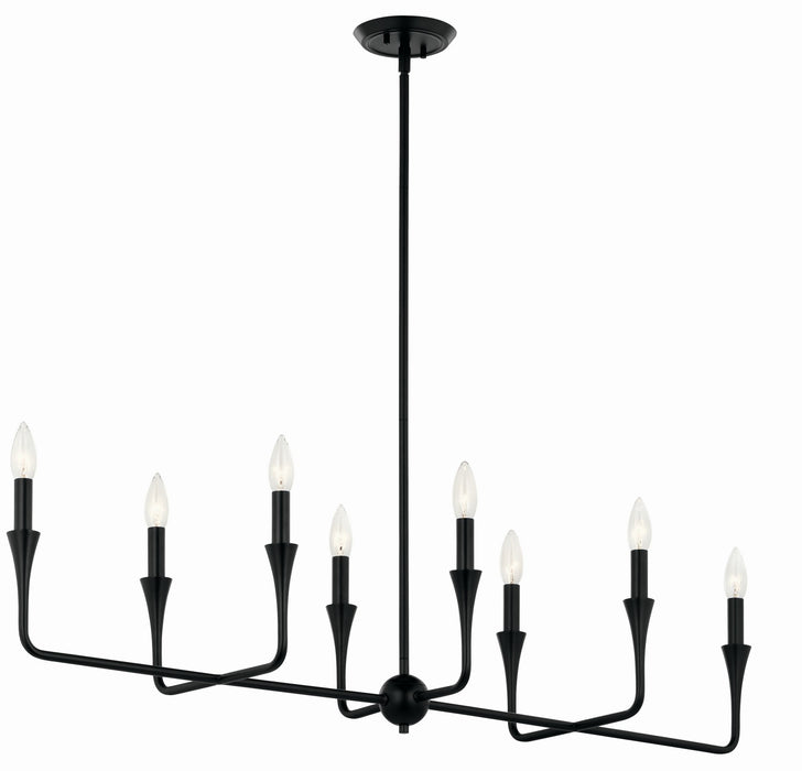 Kichler 11.5 Inch Eight Light Linear Chandelier