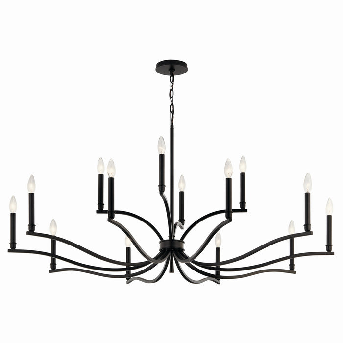 Kichler 52.75 Inch 14 Light 2 Tier Chandelier