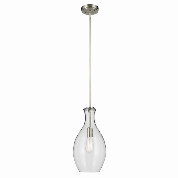 Kichler One Light Hour Glass Shaped Pendant