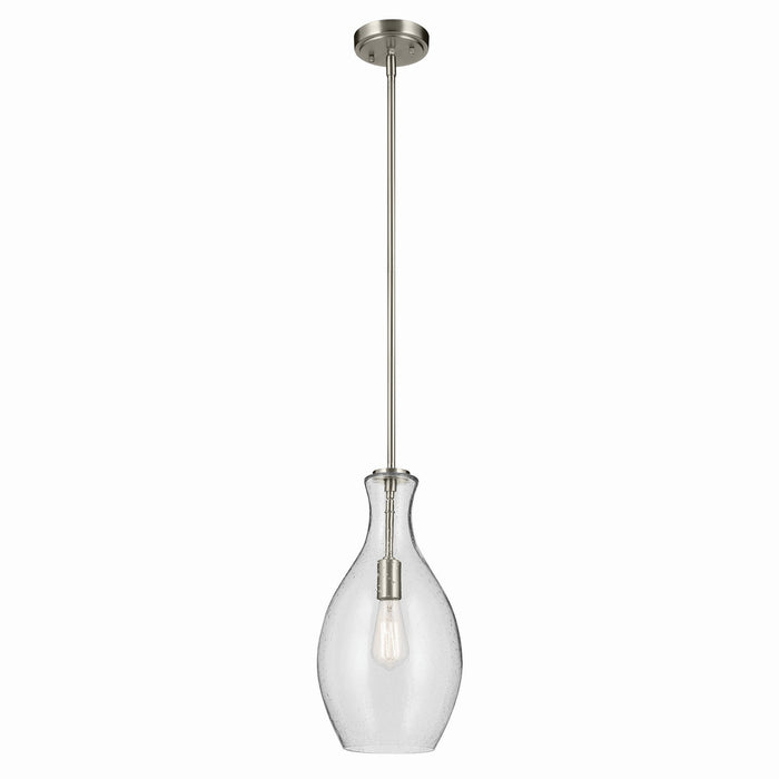 Kichler One Light Hour Glass Shaped Pendant