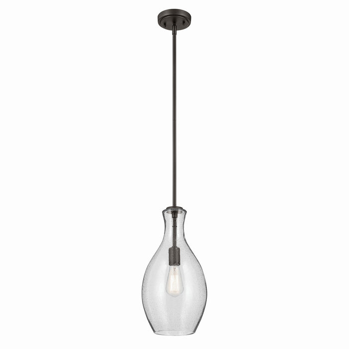 Kichler One Light Hour Glass Shaped Pendant