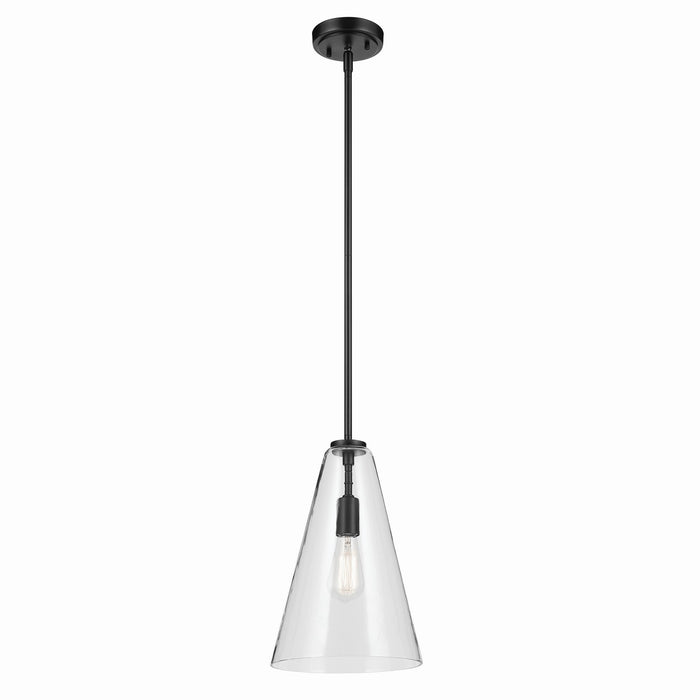 Kichler One Light Pendant In Conical Form