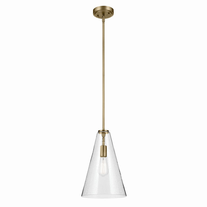 Kichler One Light Pendant In Conical Form